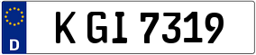 Truck License Plate